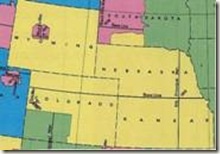 Map of the Sixth Principal Meridian