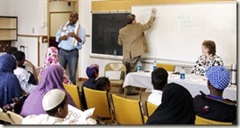 Group in a classroom