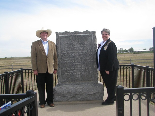 St Vrain Dedication monument